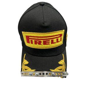 Pirelli Logo Hat in Black